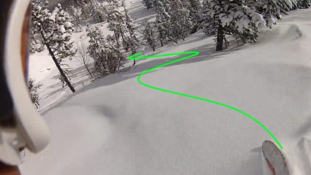 10 conseils pour bien skier en poudreuse-Visualiser-labo du skieur-morgan Petitniot
