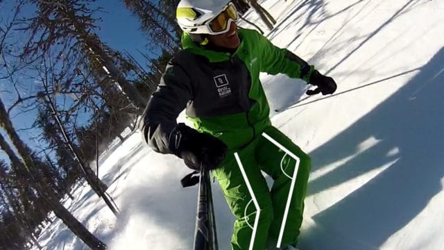 Technique de ski-indepandance des jambes-labo du skieur