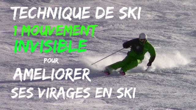 Technique de ski - 1 mouvement INVISIBLE pour AMELIORER ses virgages en SKI