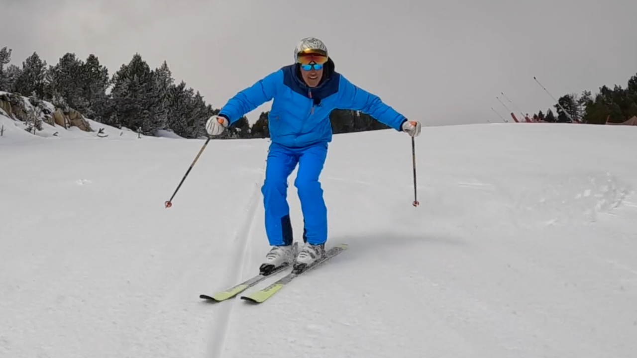 Transition à ski- labo du skieur