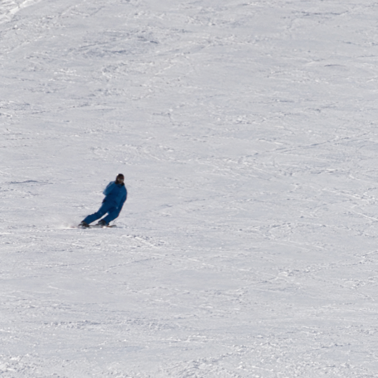 Morgan Petitniot en ski en 2013, réalité observée au début de son apprentissage